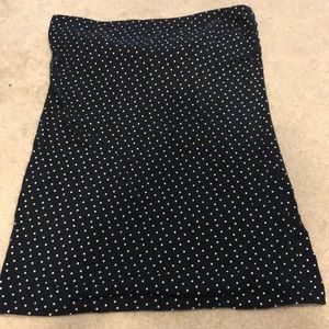 Black and white polka dot